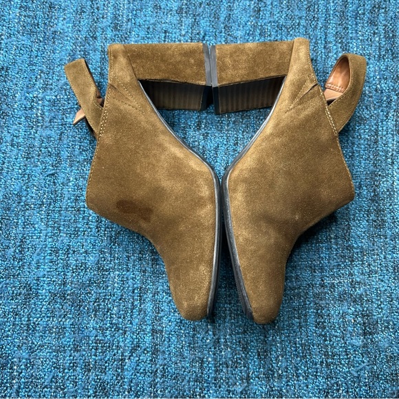 Gentle Souls Tami Slingback Mules in Walnut Suede - Picture 4 of 9